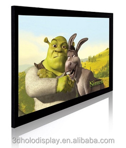 Pantalla de proyector de marco fijo de 200 pulgadas, tela acústicamente transparente, pantalla de proyección DE CINE - Product Image 2