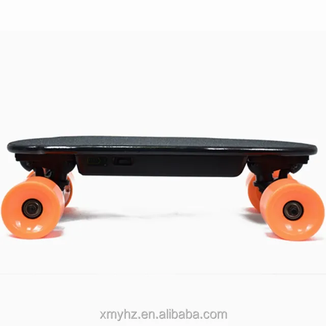 Skateboard électrique à panneau solaire, YHZ-SYL-011-02 pouces, télécommande, sport, petit skateboard ()