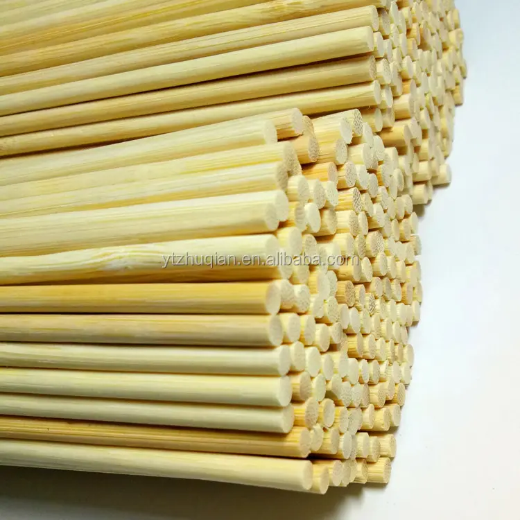 Purely Natural Round Bamboo Stick skewer for Making kites