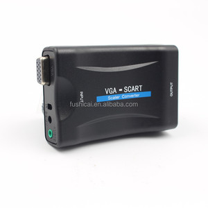 Convertidor de video VGA a SCART Computadora Interfaz de señal VGA a señal de TV Divisores y convertidores de video - Product Image 1