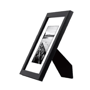 8x10 מסגרת תמונה שחורה לתמונות תצוגה 5x7 עם מחצלת או 8x10 ללא מחצלת