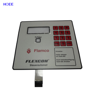 China impreso personalizado matriz teclado numérico gráfico superposición de teclado de membrana teclado - Product Image 3