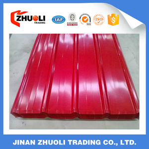 Oluklu Galvanizli çelik levha Renk çatı levha GEÇICI ÇELIK ISTIFLEME/ESKRIM - Product Image 6
