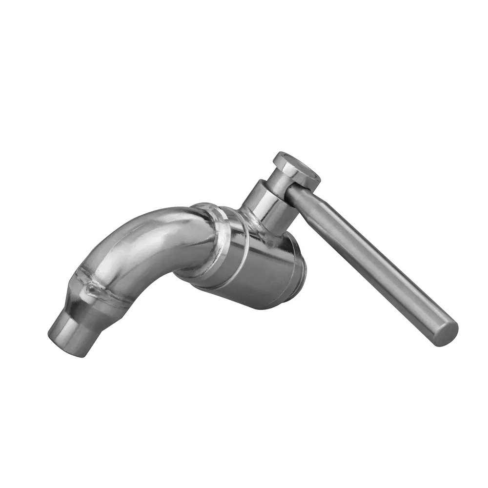 1.4408 ball valve drain tap valve with elbow tube
