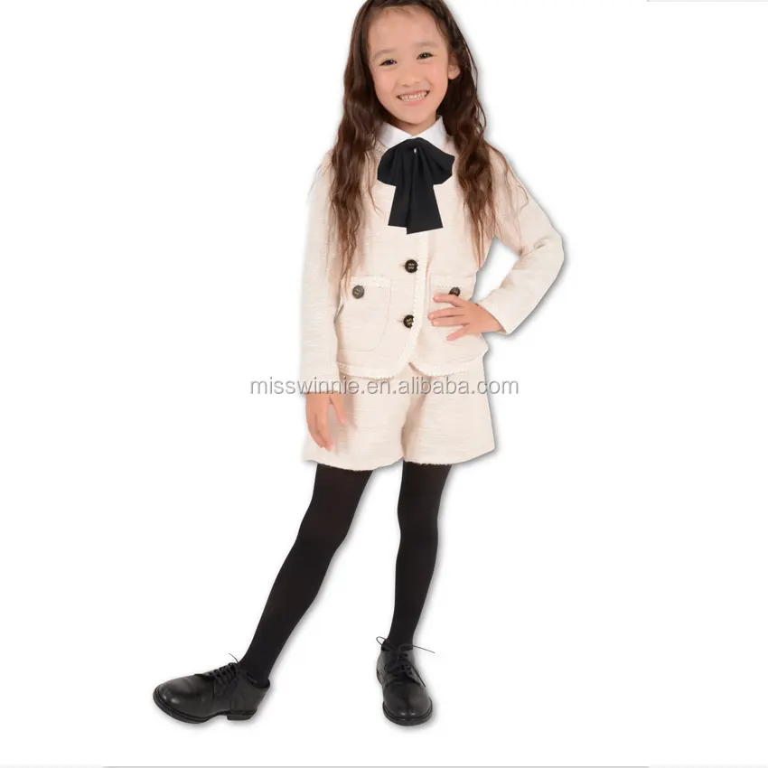 OEM bambini ragazza ultime insiemi dei vestiti puro modello di stile casual per bambini abbigliamento produttori di Cina