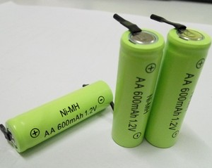 <strong>1.2v</strong> Ni-mh <strong>AA</strong> <strong>600mah</strong> Rechargeable Battery for Shavers