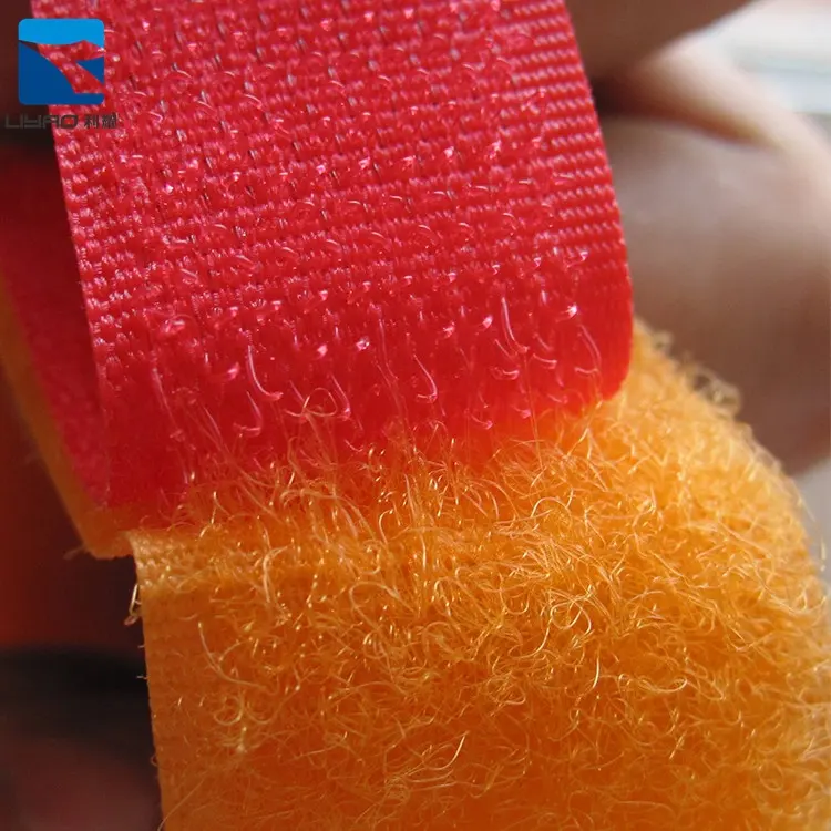 100% Nylon Velcroes 25mm/50mm attache crochet et boucle ruban magique/bande/bande doux coudre sur la couleur bonne qualité