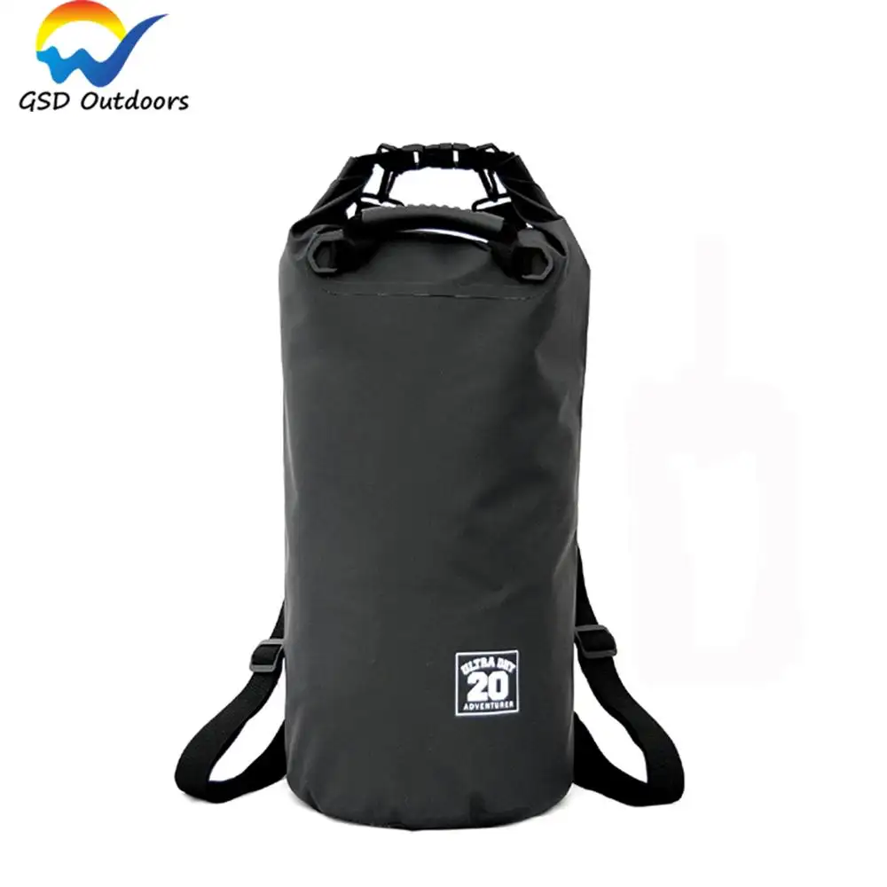 GSD открытый ультра легкий Кемпинг Водонепроницаемый сухой мешок 10L 20L большой пляжный мешок водонепроницаемый рюкзак сухой мешок