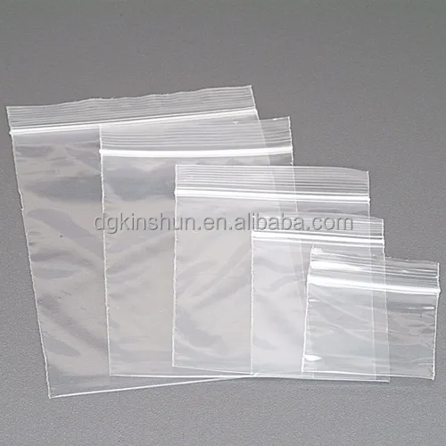 Transparent Self Sealing Zip Lock Bag Custom Size Print Logo Clear 2MIL Poly Bag LDPE Reclosable Food Plastic Small Ziplock Bags