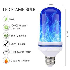 12V DC LED電球価格、4つの照明モードと逆さまの機能を備えたLEDちらつき炎電球12V