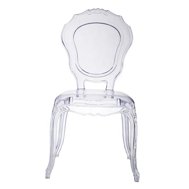 China manufacture white wedding chair Banquet Party Event Decoration Chair transparent Acrylic chair