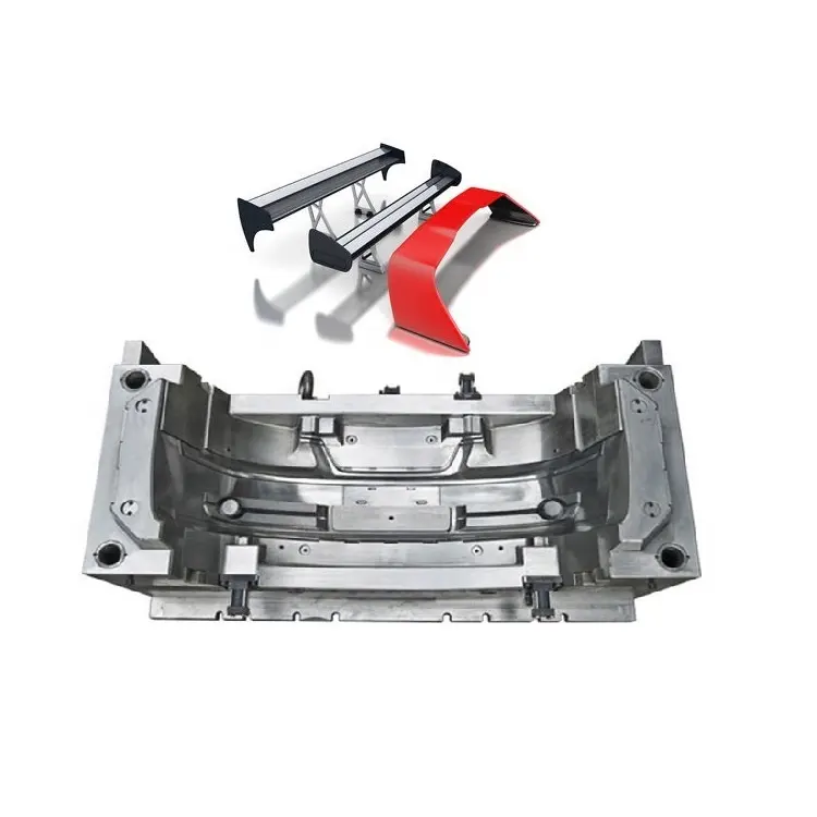 Rear spoiler plastic block injection mould for cars