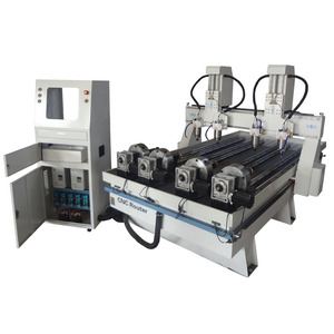 Multi-husillos 4 eje cnc router de madera máquina de grabado máquina de 3d cnc router - Product Image 4