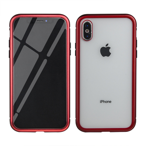 強化ガラス磁気吸着豪華な360フルカバー携帯電話ケースiPhoneXs X Xr Xs Max <span class=keywords><strong>6s</strong></span> 7P 6P 7