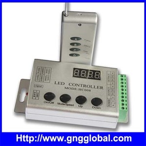RF 4-<strong>Key</strong> LED Running Light Controller(Aluminum) <strong>Programmable</strong> Led Light Controller - Product Image 3