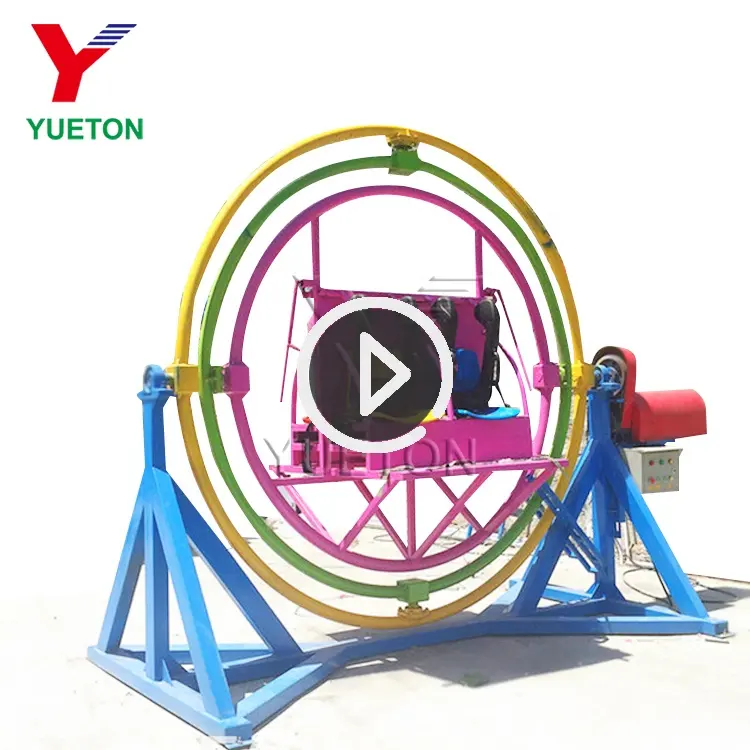 Equipamento de diversões do reino unido 2 pessoas rotação swing gyroscópio fabricantes em móvel para venda