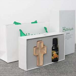 Christian Products Holy Cross with Anointing <strong>Oil</strong> - Product Image 3