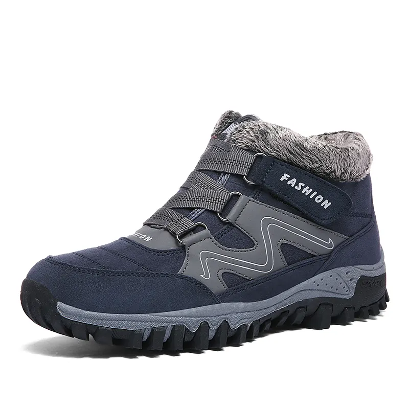 Wholesale Winter Pro-Mountain Outdoor Hiking Shoes For Men Women Add Fluff Hiking Boots Walking Warm Training Trekking Footwear