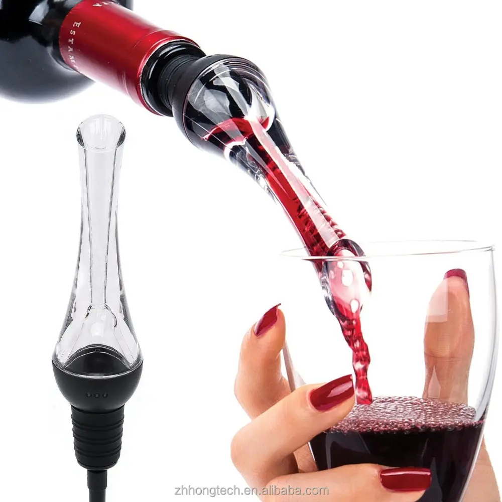 Verseur — aérateur à vin de haute qualité, bec de carafe en plastique, verseur à vin rouge et blanc