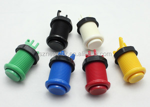 Interruttore a pulsante in stile americano di alta qualità con microinterruttore per macchine da gioco Arcade/accessori di gioco/pezzi di ricambio