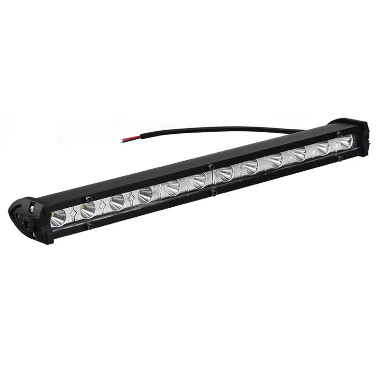 Uper-barras de luz LED delgadas de una hilera, accesorio barato de 12V y 15 pulgadas y 36w en China para camiones