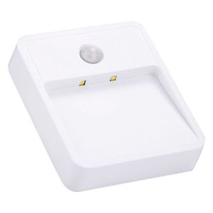ITBYOU AAA แบตเตอรี่ขับเคลื่อน PIR Motion Sensor ไฟกลางคืน Led พร้อมกาวสองด้านติดได้ทุกที่