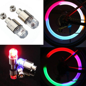 2PCS Firefly דיבר LED גלגל Valve גזע כובע צמיג תנועה ניאון אור מנורת עבור אופני אופניים מכונית אופנוע
