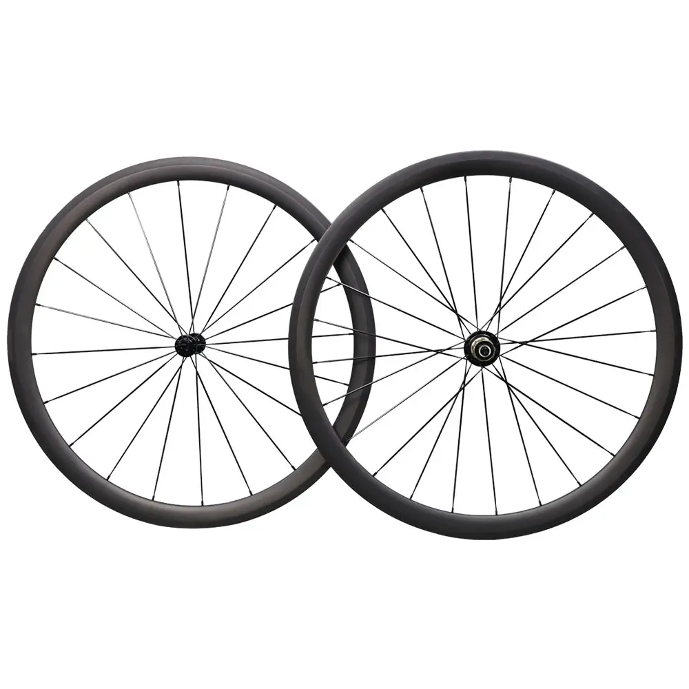 ICAN-rueda tubular de carbono para bicicleta de carretera, superligera, 1380g, 38mm