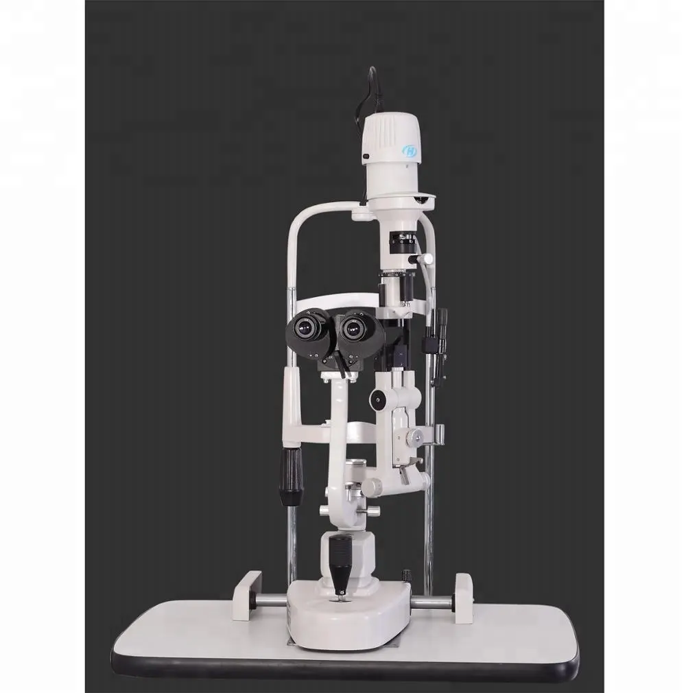 Офтальмологический осмотр глаз офтальмологический Цифровой щелевой светильник микроскопы башенный стиль сходящийся Тип 3 увеличений