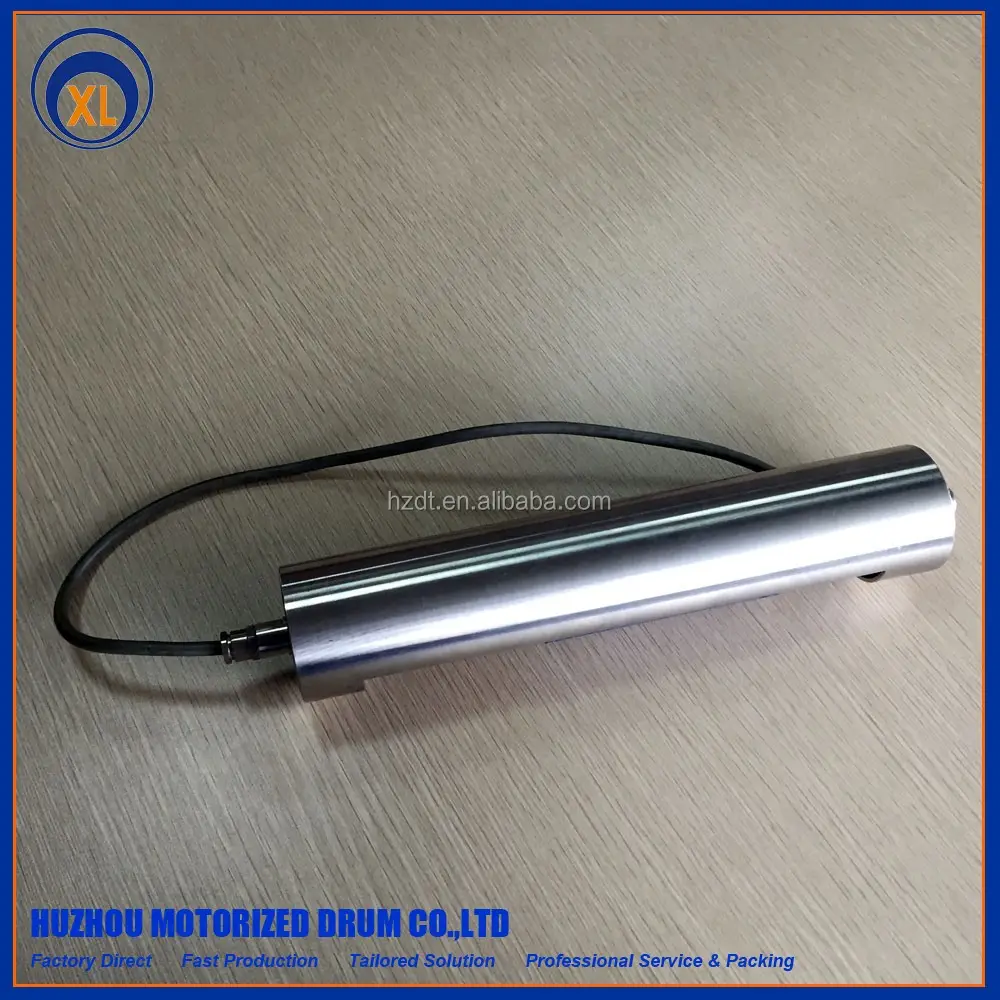 DC 24V 76mm Dia. motor roller motorized conveyor idler pulley belt conveyor front idler