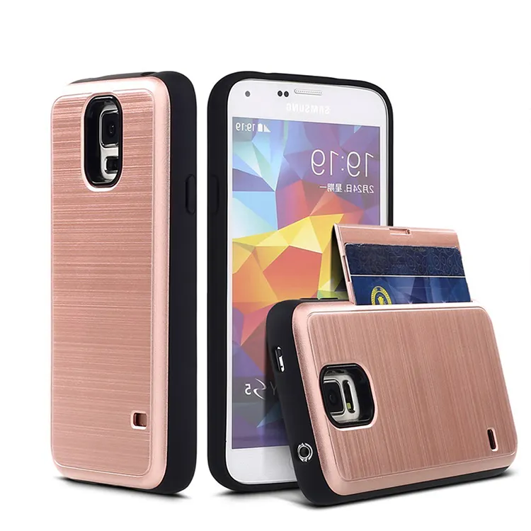 Nieuwe Producten Credit Card phone case cover Voor Samsung Galaxy S5 i9600 G900