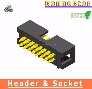 PCB tipi di connettori Ad Angolo Retto 2.54 millimetri box header - Product Image 2