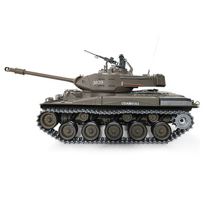 Heng uzun 1/16 3839-1 orijinal yükseltilmiş profesyonel 2.4G Wacking Bulldog BB Airsoft kızılötesi savaş RC tankları abd M41A3 - Product Image 2