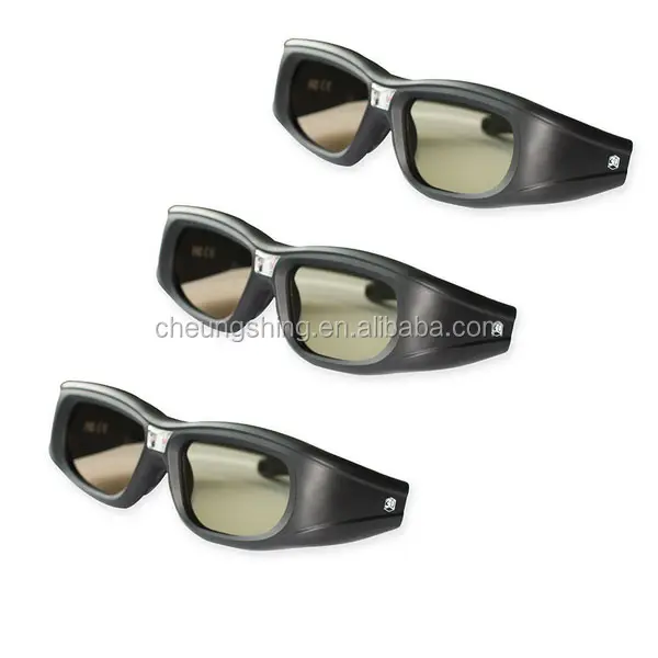 Lunettes 3d gold TV, verres actifs, 3d, pour TV normale, meilleure vente