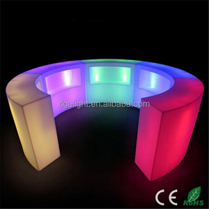 Online Selling Waterproof IP65 <strong>LED</strong> Round Table <strong>Led</strong> Funiture <strong>RGB</strong> Color Changing <strong>Led</strong> bar Counter - Product Image 2