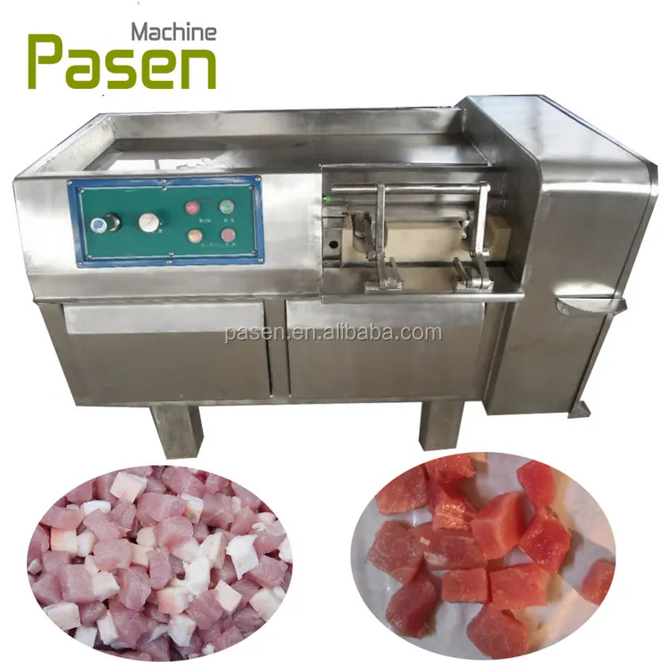 닭 유방 절단 기계/냉동 고기 절단 기계 큐브 모양/냉동 고기 큐브 절단 기계