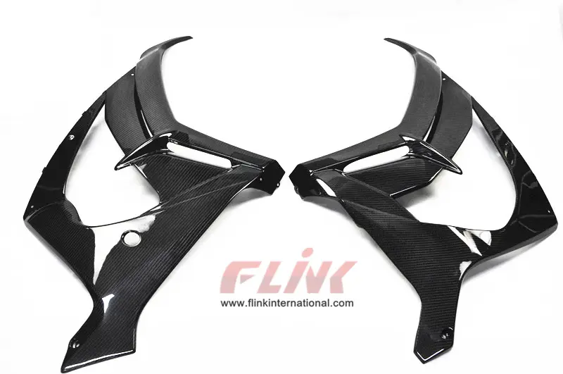 Oem 2016 de fibra de carbono para carenagem mais baixa, para kawasaki zx10r zx10 ninja 2017