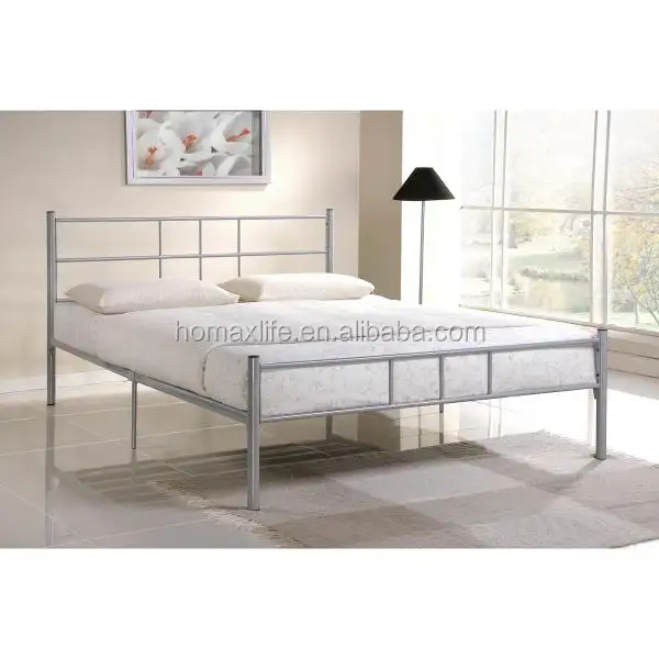 Producto en oferta, modernos y sencillos, últimos diseños de cama doble de metal para adultos