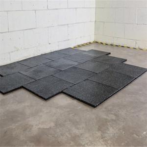 橡胶砖地板垫健身房50cmx 50cm，1mx1m尺寸地板砖 - Product Image 3