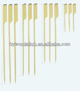 可生物降解热卖促销新产品圆形细长竹烧烤派对棒 - Product Image 6