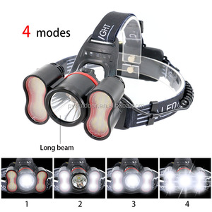 New Product High Power 20W XML-T6 and Chip LED 3000 Lumen USB Rechargeable Outdoor Headlamp with <strong>Light</strong> <strong>Sensor</strong> <strong>Function</strong> - Product Image 2