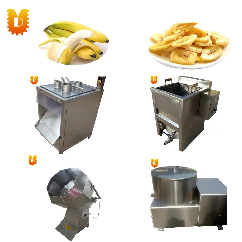 50 kg/giờ Bán Tự Động Chip Chuối Máy Dây Chuyền Sản Xuất