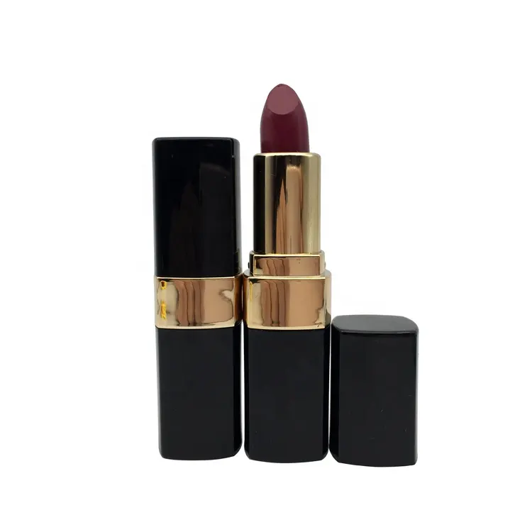 bright color natural organic deep red dark pastel holographic matte lipstick