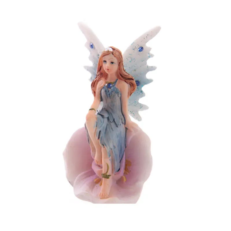 Tronzo — Figurines de fée d'angle, bulle, avec cheveux longs, vente en gros