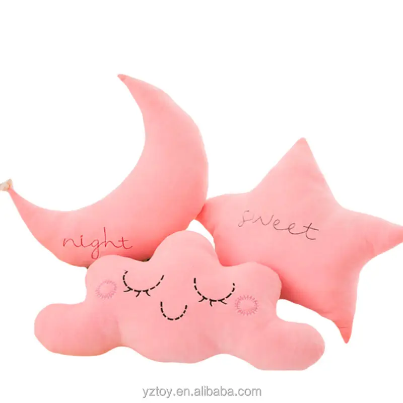 Smile Emotion Cloud Moon Star peluche giocattoli per bambini che dormono lenitivi per bambini