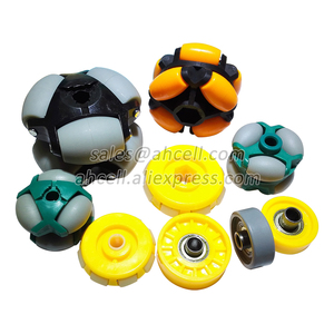 High Precision Polyurethane Omni Wheel Low Noise Rollers Caster - Product Image 4
