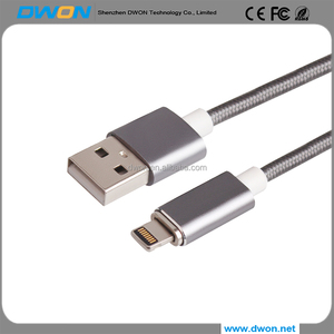 2.4aマグネットケーブル用8ピンアップル高速充電usbケーブルワイヤーコード