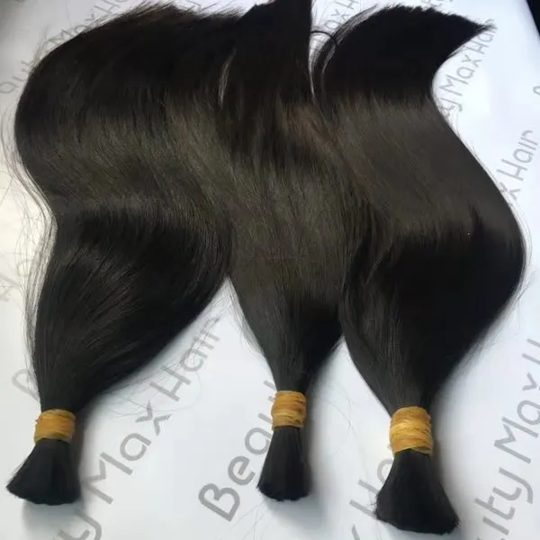 Venda superior popular no brasil américa do sul fábrica melhor qualidade real um donador material cru virgin cabelo em massa