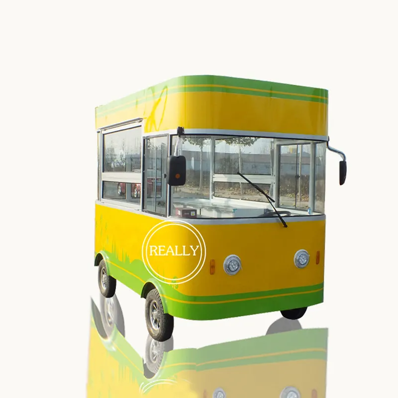 OEM mobile street electric trailer cart/food cart/new design street food kiosk trolley