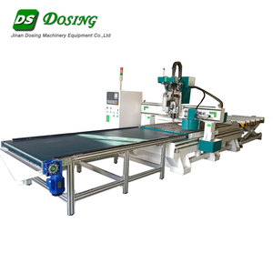 Máquina de perforación horizontal Cnc Router 1325, solución de anidación altamente automatizada con sistema de carga y descarga automática Atc